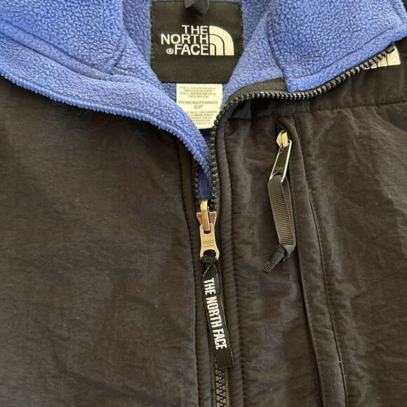 The North Face Blue And Black Fleece Vest - Picture 4 of 5
